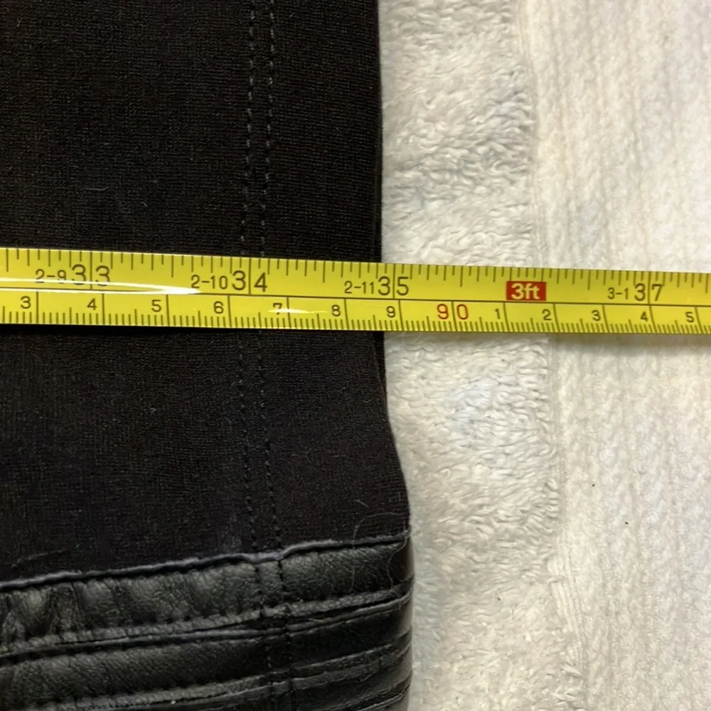 Bailey 44 little black dress with faux leather waist detail mesh back - Picture 11 of 13